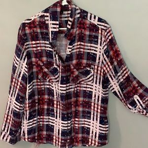 Womens XL button down shirt
